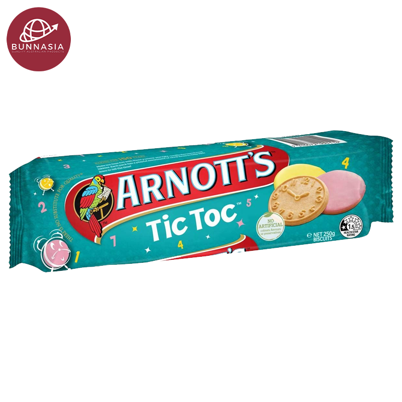 Arnott's Tic Toc Biscuits 250g