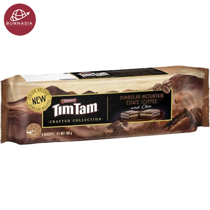 Arnott's Tim Tam Dimbulah Mountain Estate Coffee &amp; Choc 160g 