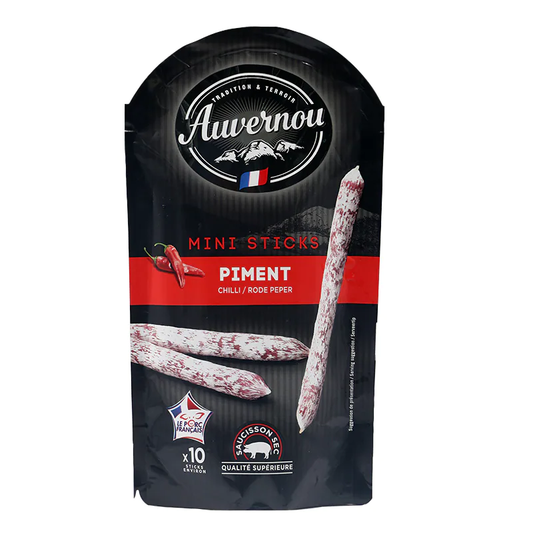 Auvernou Mini Sticks Piment Chlli Roed Pepper 100g