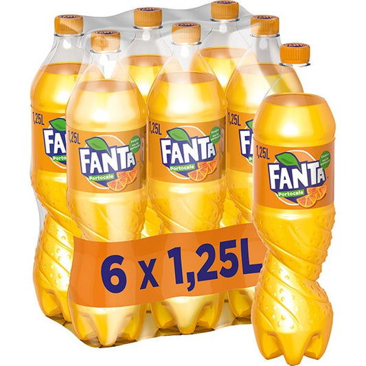 Fanta Orange 1.25L x 6 Bottles