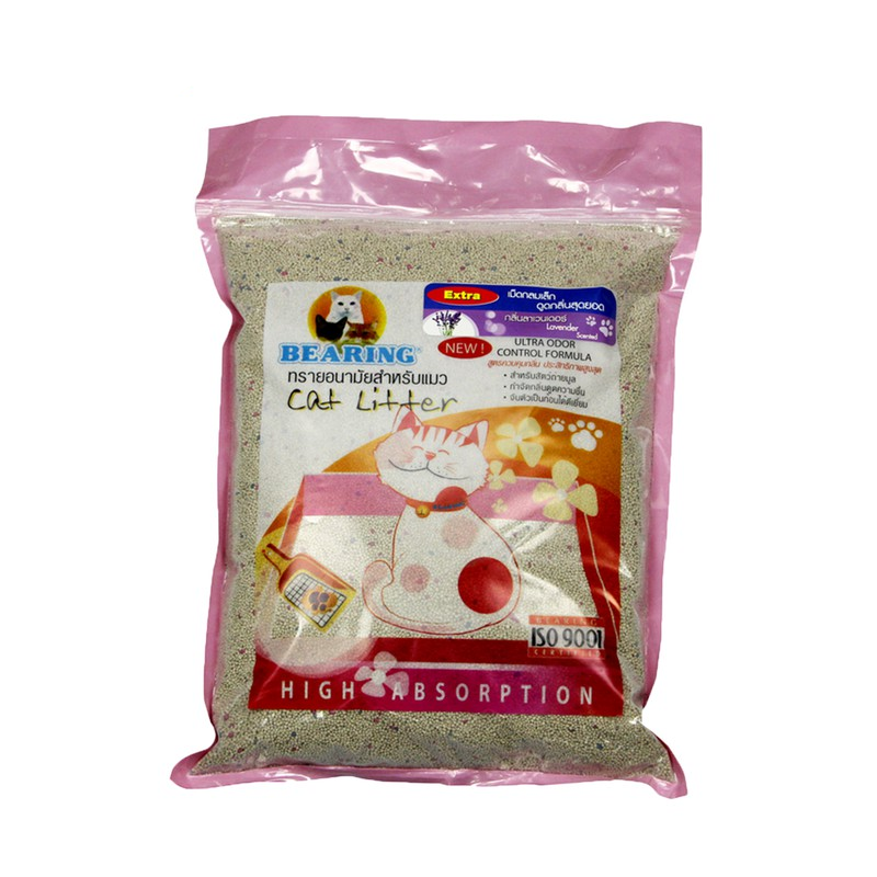 BEARING Cat Litter Hygienic sand for cats. Get rid of odors immediately. Coagulate immediately 3 kg