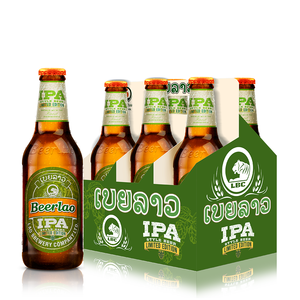 Beerlao IPA carton 330ml bottle per Pack of 6 bottles