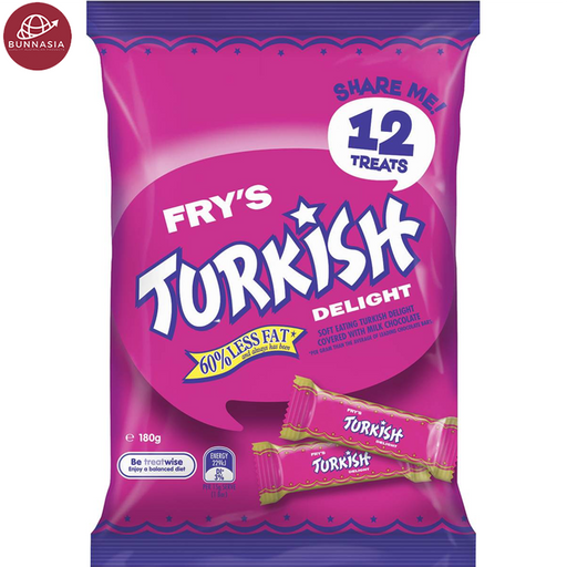 Cadbury Sharepack Turkish Delight (12pk)180g