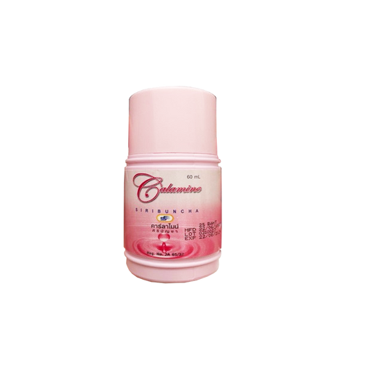 Calamine Lotion Siribuncha ສໍາລັບຜື່ນແລະອາການຄັນ 60ml