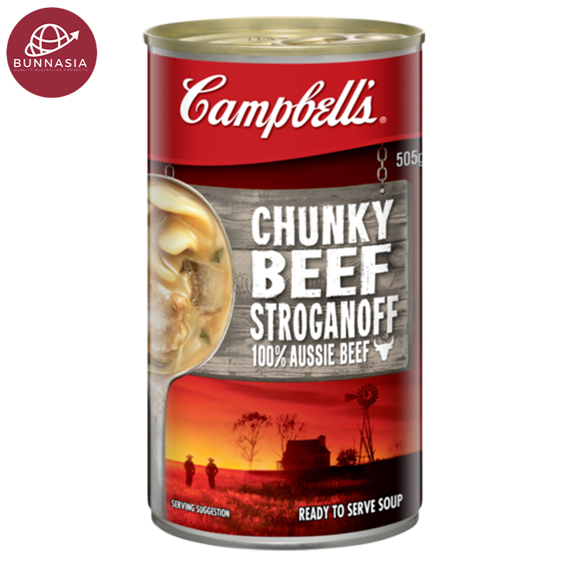 Campbell's Chunky Beef Stroganoff Soup Flavour 505g