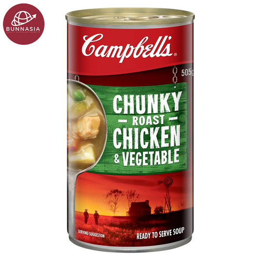 Campbell's Chunky Roast Chicken & vegetable Soup Flavour 505g