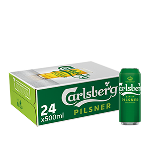 Carlsberg 500ml ຕໍ່ກ່ອງມີ 24 Cans