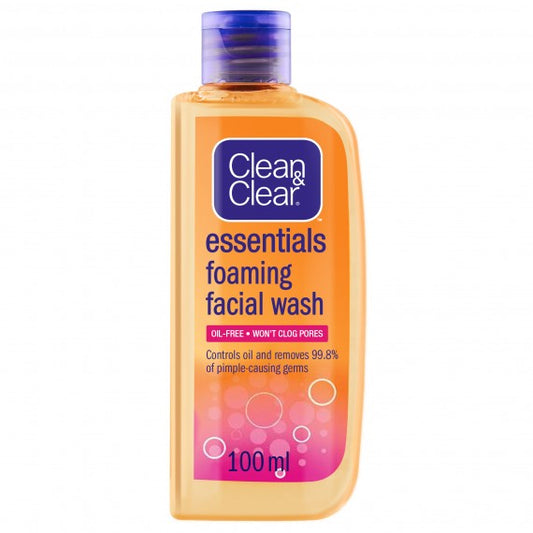 Clean &amp; Clear Essentials Foaming Facial Wash 100ml