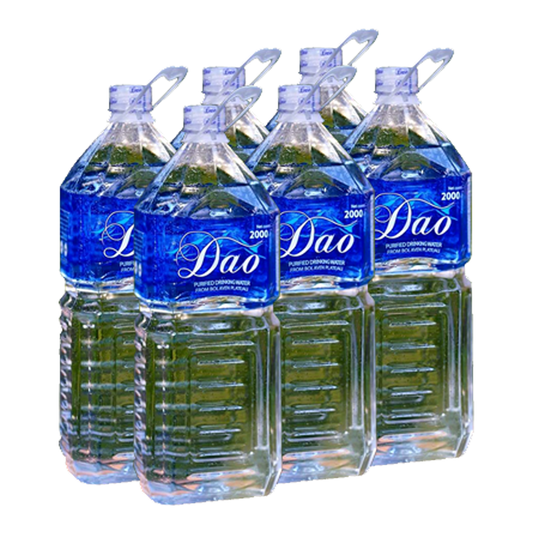 Dao Drinking Water Size 2000ml bottle per pack of 6 bottles