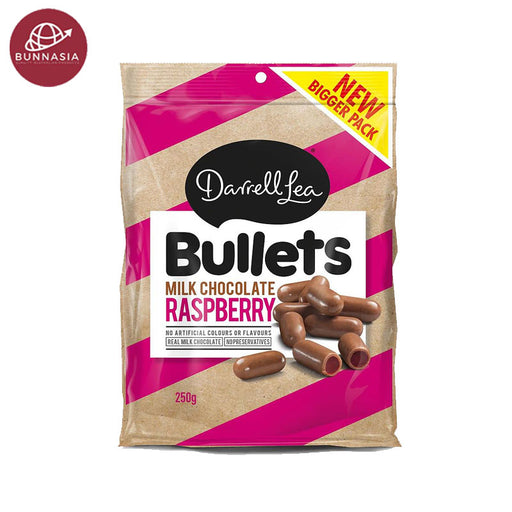 Darrell Lea Bullets Milk Chocolate Raspberry 200g