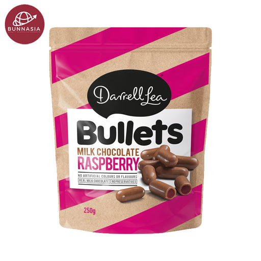 Darrell Lea Bullets Milk Chocolate Raspberry 250g