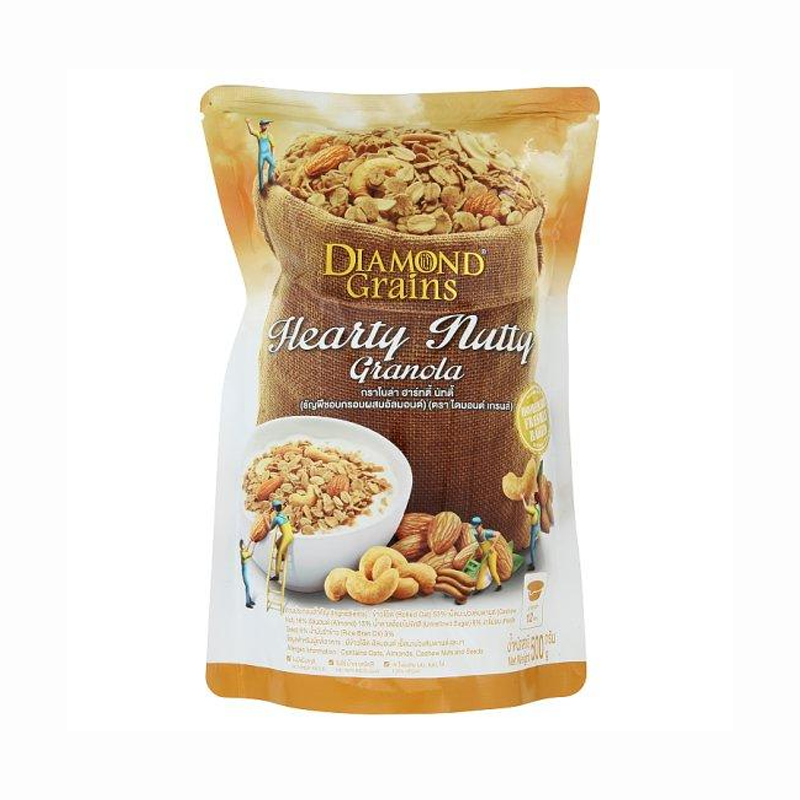 Diamond Grains Granola Hearty Nutty Grains with Almonds 220g