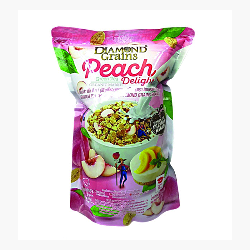 Diamond Grains Granola Peach Delight 500g