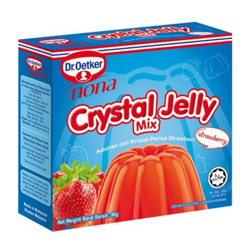 Dr Oetker Nona Crystal Jelly Strawberry Mix 90g — ShoppingD Service