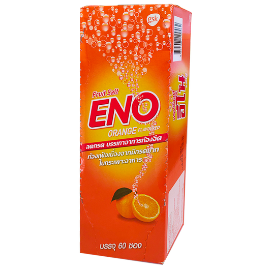 ENO Fruit Salt Orange Flavoured boxes of 60 pcs