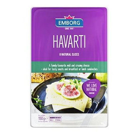 Emborg Havarti Cheese Slices 150g