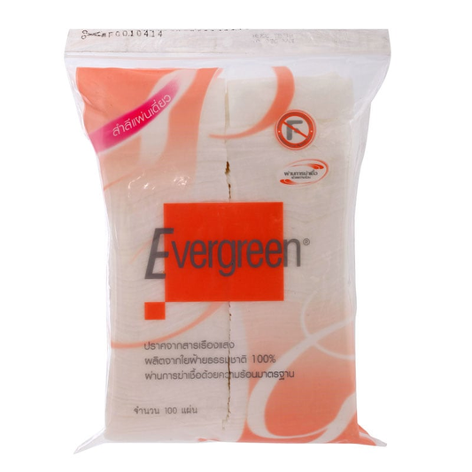 Evergreen Cotton Pad 100sheets