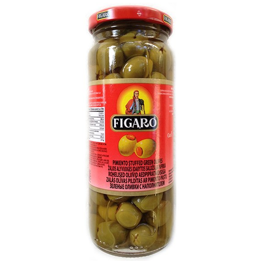 FIGARO STUFFED GREEN OLIVE 340G