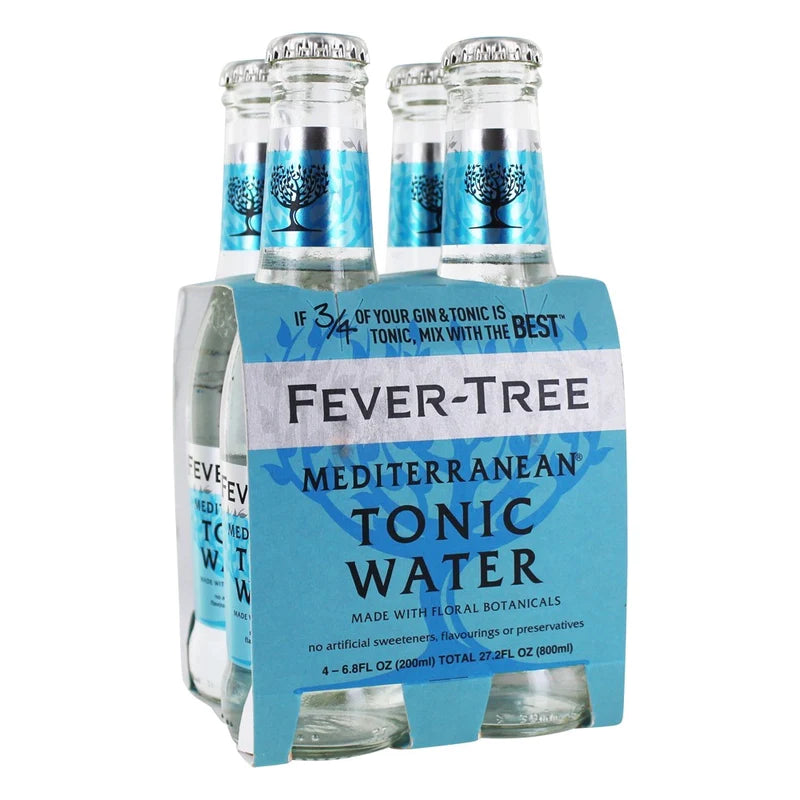 Fever-Tree Mediterranean Tonic water 200ml ຊອງ 4 ຂວດ