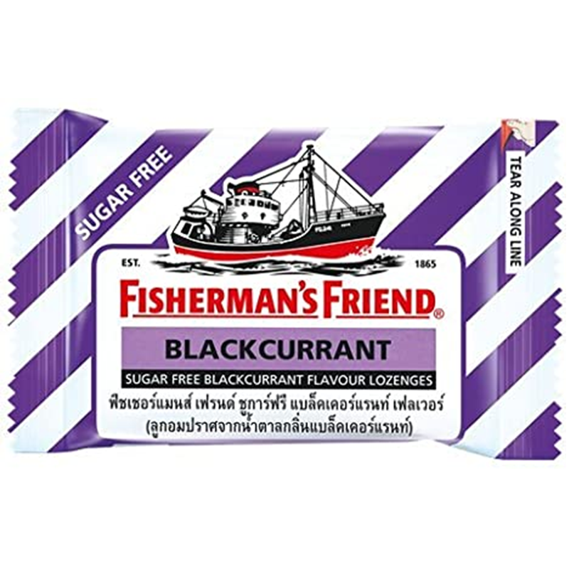 Fisherman's Friend Sugar free Blackcurrant flavor Lozenges 25g