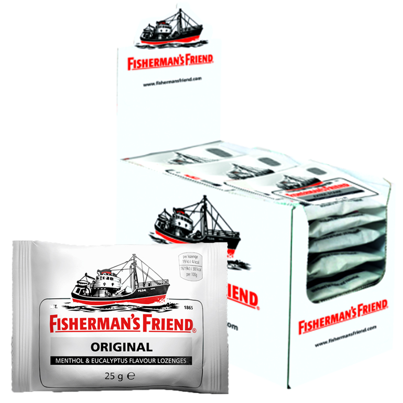 Fisherman’s Friend Original Menthol & Eucalyptus Flavour Lozenges 25g pack of 24 pieces