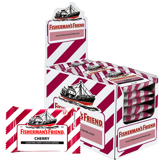 Fisherman's Friend Sugar Free Cherry flavor Lozenges 25g ຊອງ 24 ປ່ຽງ