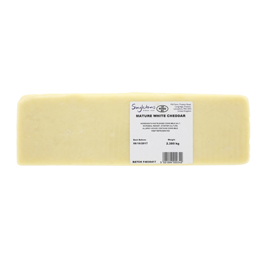 GRANDMA SINGLETONS CHEDDAR MATURE BLK	2.5kg