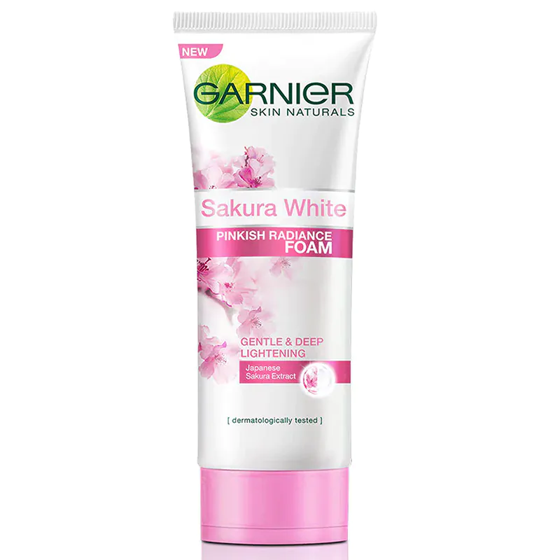 Garnier Skin Naturals Sakura White Pinkish Glow Foam 100ml