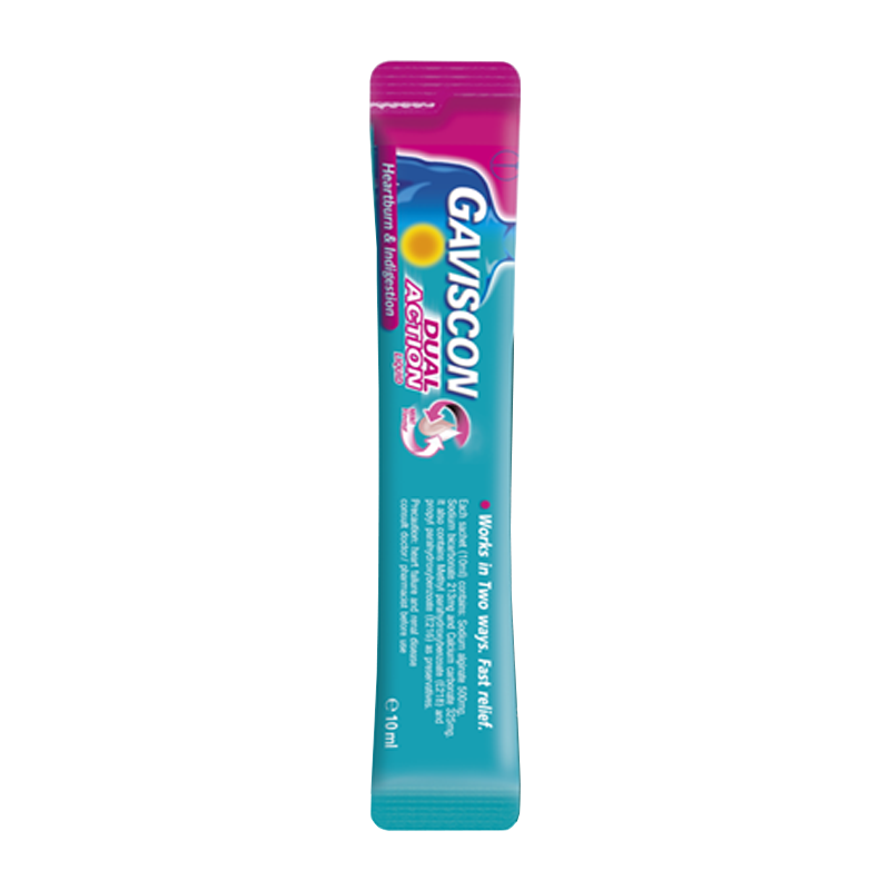 Gaviscon Dual Action Heartburn &amp; Indigestion 10ml