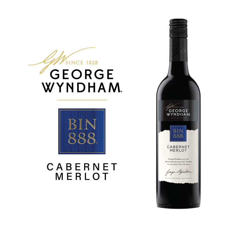 George Wyndham Bin 888 Cabernet Merlot 750ml