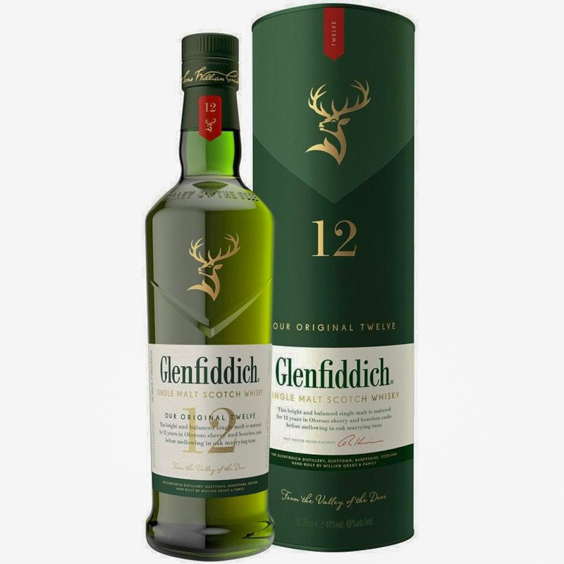 Glenfiddich 12 Year Single Malt Scotch Whisky 700 ML