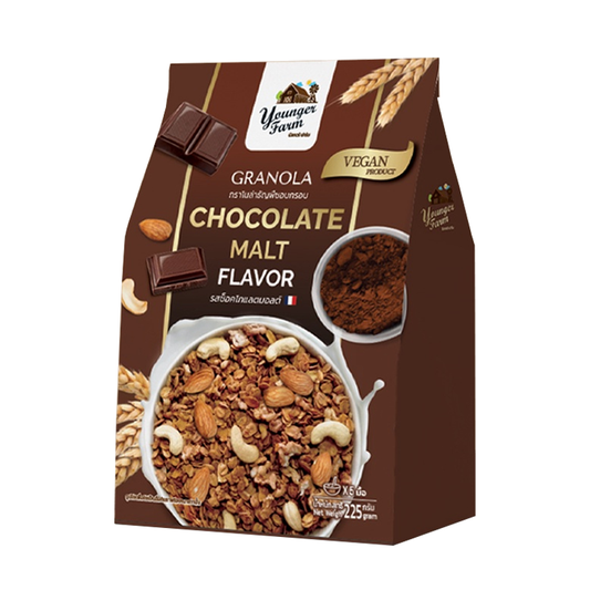 Younger Farm Granola Chocolate Malt Flavor 225g