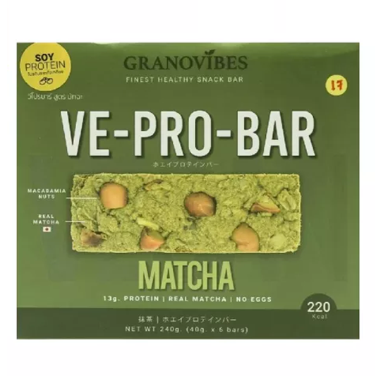 Granovibes Ve-Pro-Bar Matcha 240g