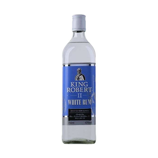 KING ROBERT II WHITE RUM 750ML