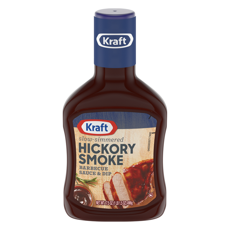 KRAFT BBQ SAUCE HICKORY 510G