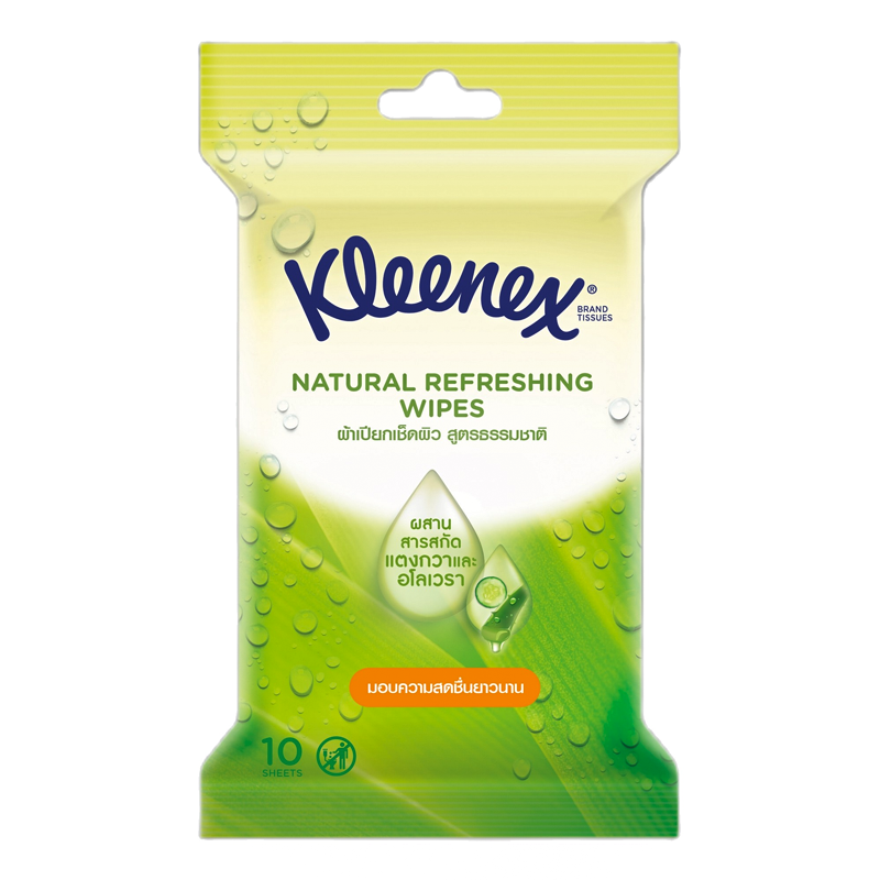 Kleenex Natural Refreshing Moist wipes 10sheets