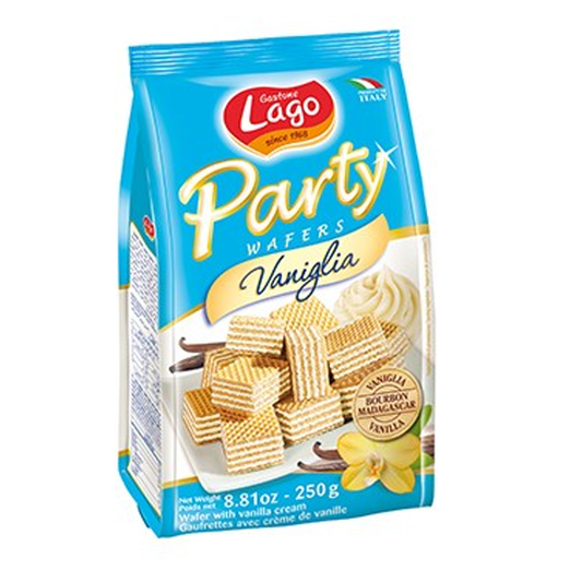 LAGO VANILLA PARTY WAFER 250G