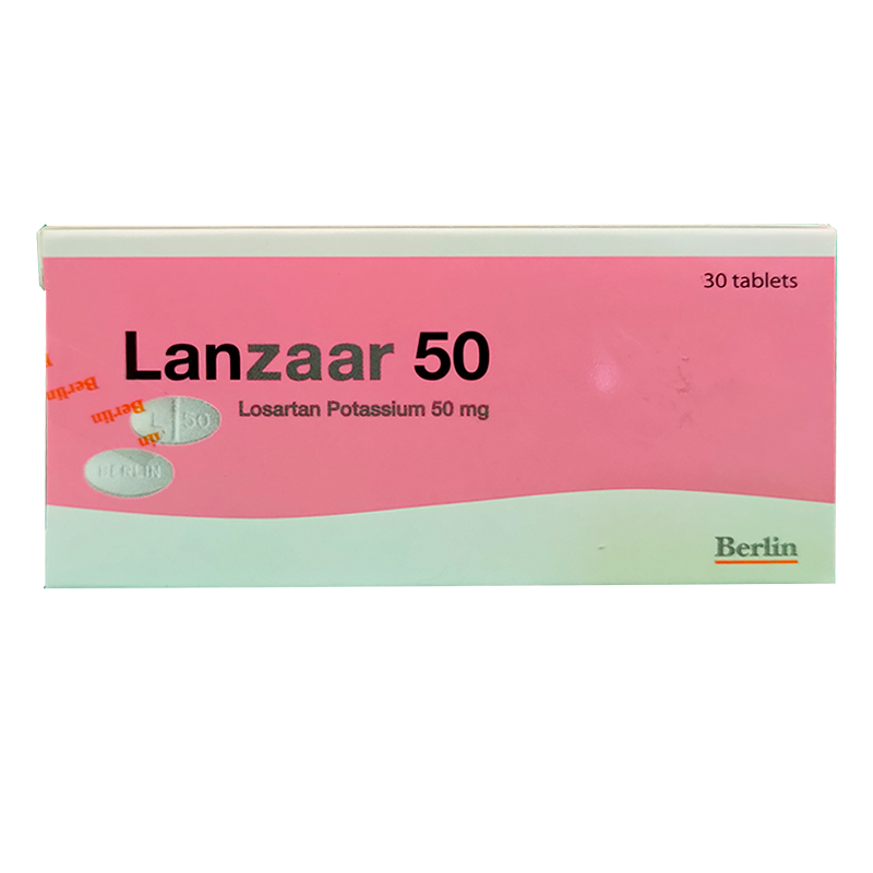 Lanzaar 50 Losartan Potassium 50 mg ກ່ອງ 30 ເມັດ