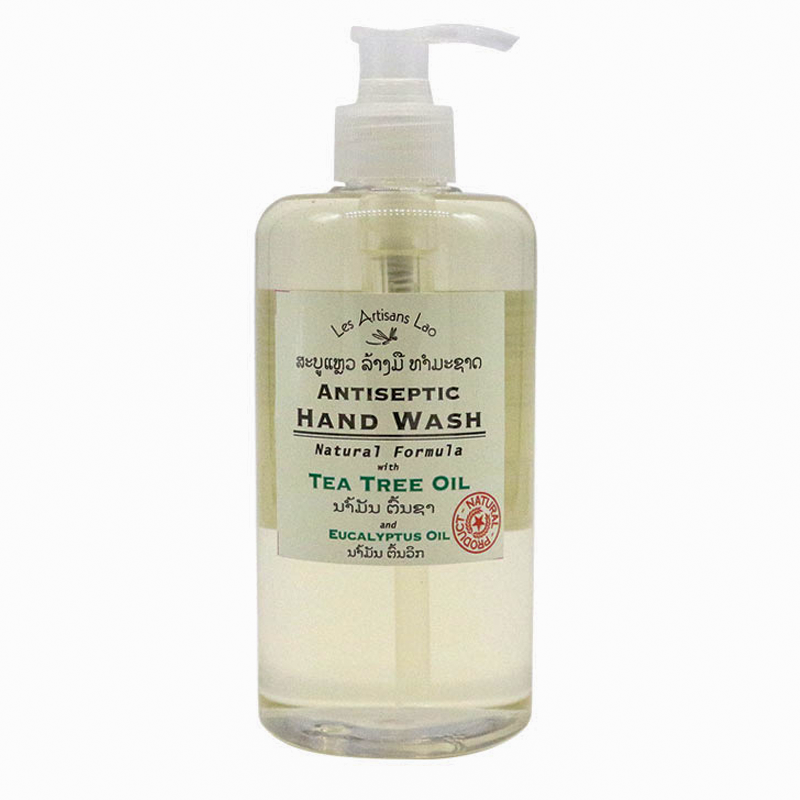 Les Artisans Lao Antiseptic Hand Wash Natural Formula  with Tea Tree Oil and Eucalyptus Oil 500ml