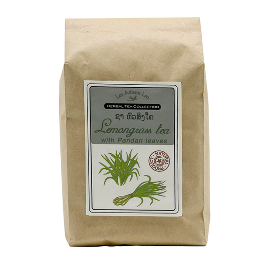 Les Artisans Lao Lao Tea Collection Lemongrass with Pandan Leaves 120g