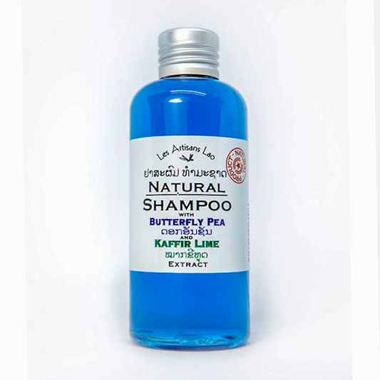 Les Artisans Lao Natural Shampoo with Butterfly Pea and Kaffir Lime 150g