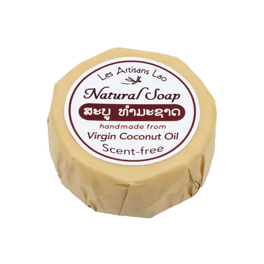 Les Artisans Lao Natural Soap Virgin Coconut Oil Scent Free 100g