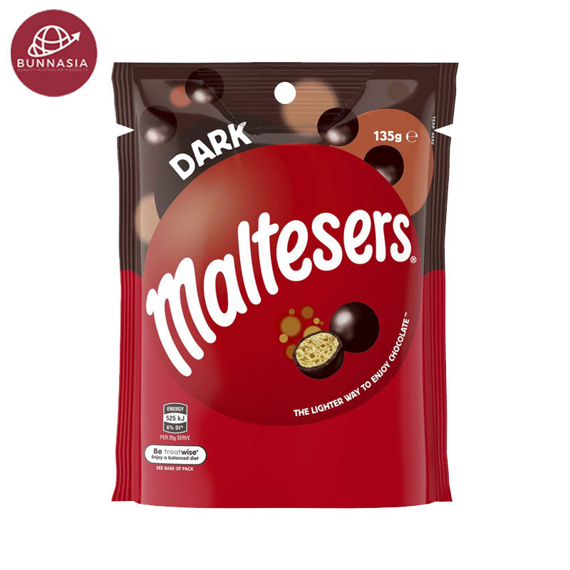 Maltesers Dark Chocolate Snack & Share Bag 135g