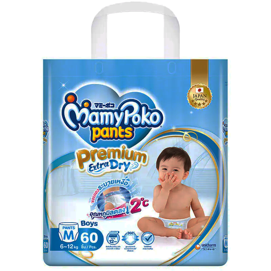 Mamy Poko Diaper Pants Boy 6-12kg Size M 60pcs