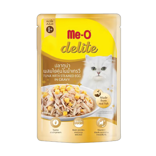 Me-O Delite Tuna With Steamed Egg In Gravy 70g