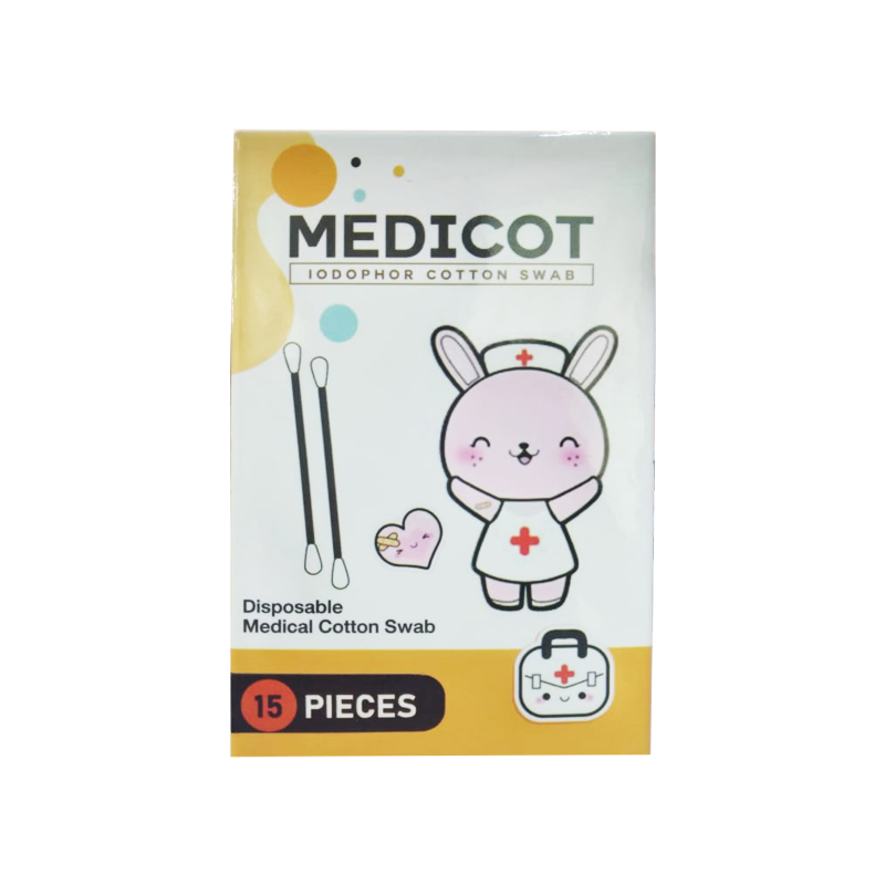 Medicom Disposable Medical Cotton Swab 15 ຊິ້ນ