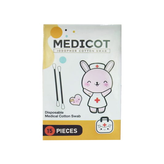 Medicom Disposable Medical Cotton Swab 15 ຊິ້ນ