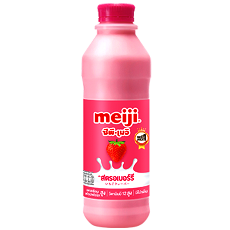 Meiji Pasteurized Strawberry Flavoured Milk 830ml