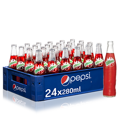 Mirinda Strawbeery 280ml bottle per crate of 24 bottles