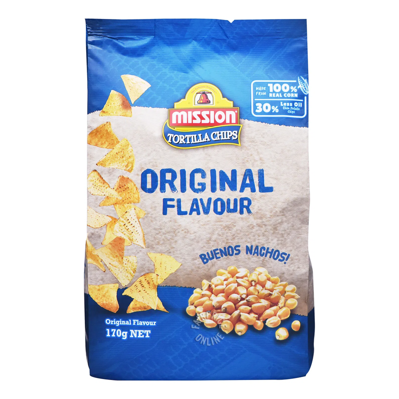 MISSION Tortilla Chips ລົດຊາດຕົ້ນສະບັບ 170g